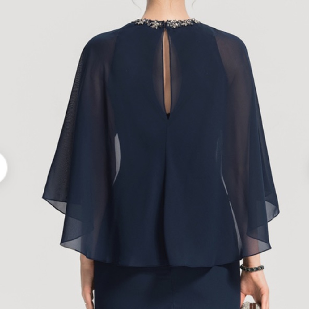 Grace Karin chiffon knee length dress SIZE 3X